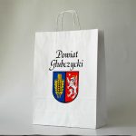 Torba papierowa biała - Powiat Głubczycki