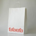 Torba papierowa biała - Fafarafa